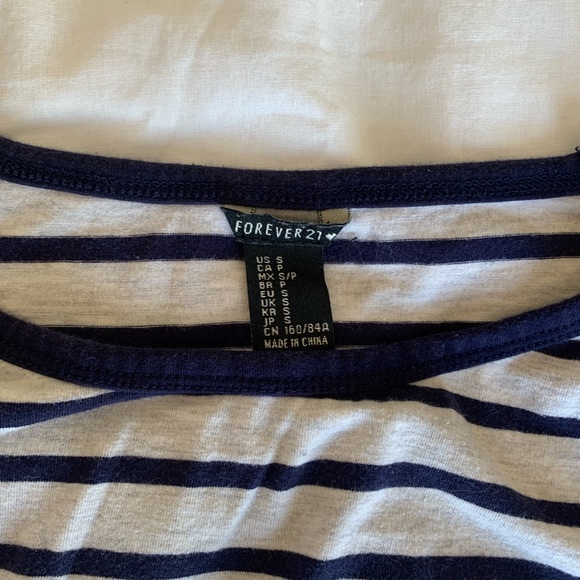 Forever 21 striped baseball shirt - Picture 4 of 4